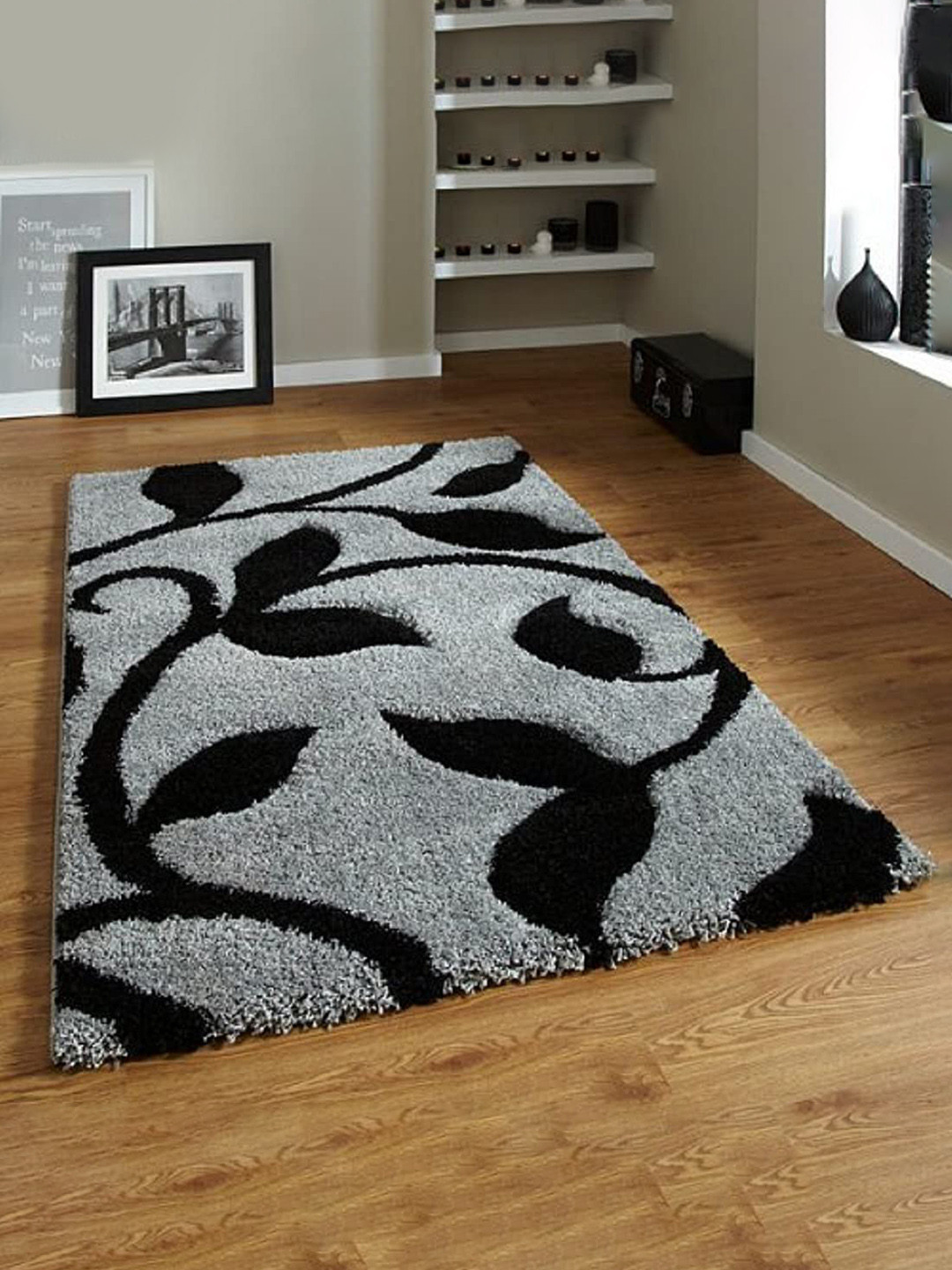 AaHo Decor Unisex Grey Carpets