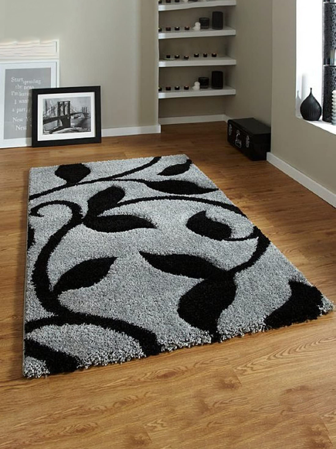 AaHo Decor Unisex Grey Carpets