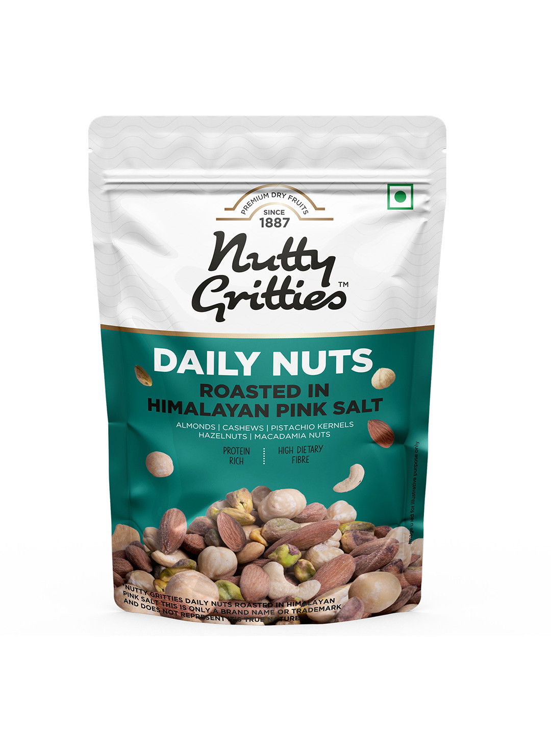 Nutty Gritties Daily Nuts Roasted In Himalayan Pink Salt - 200g