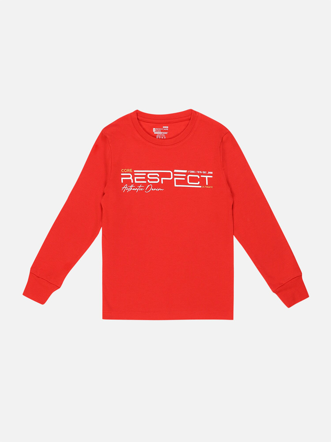 Bodycare Boys Typography Printed Round Neck Cotton T-shirt