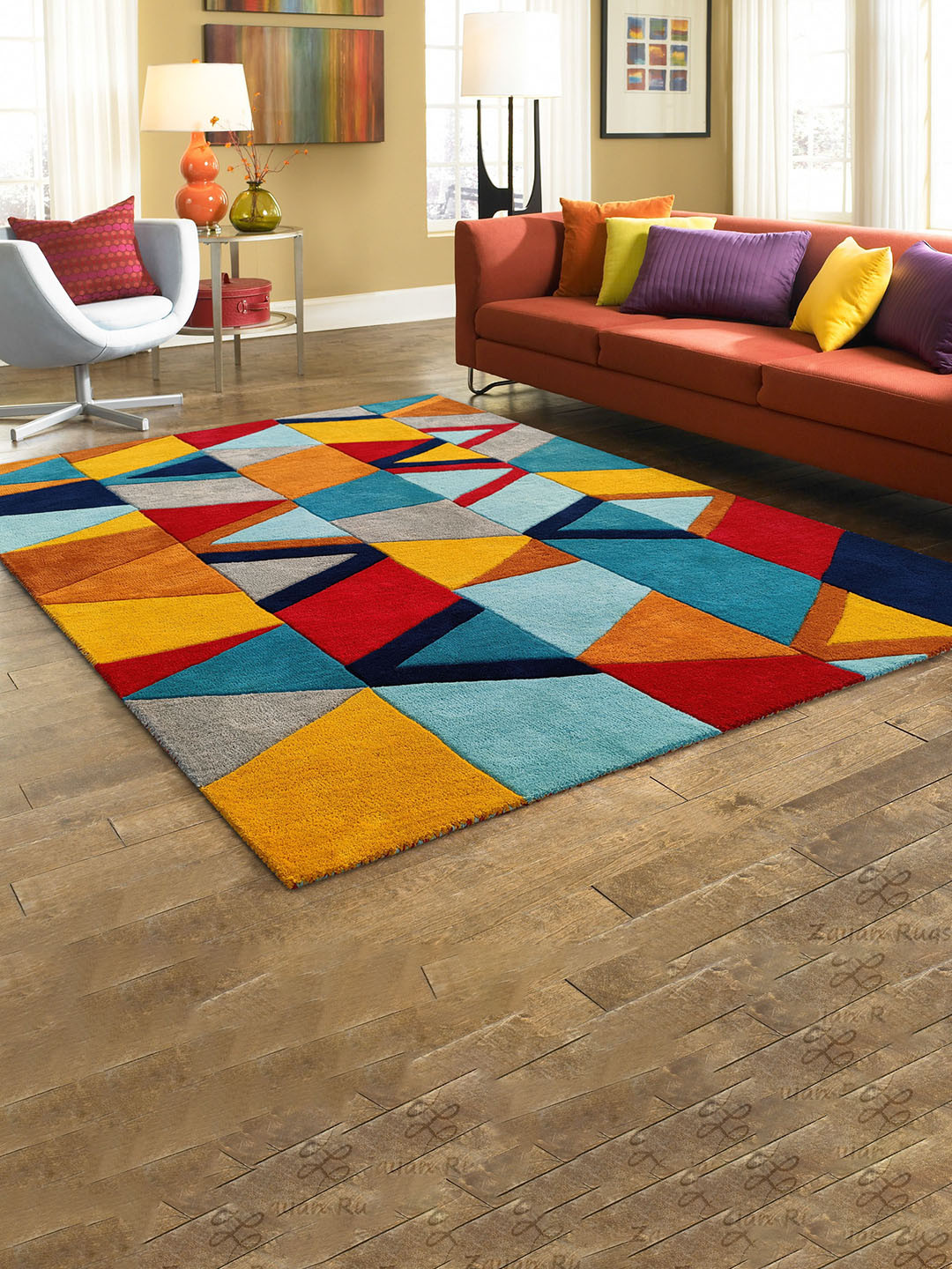 Zayan Rugs Unisex White Carpets