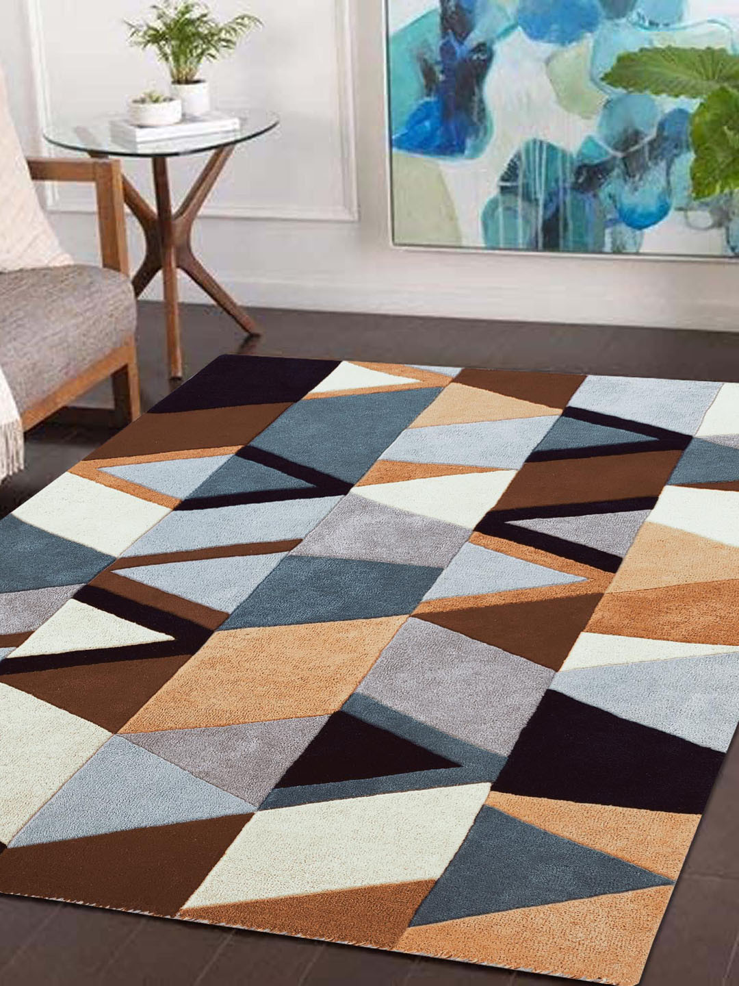 Zayan Rugs Unisex Black Carpets
