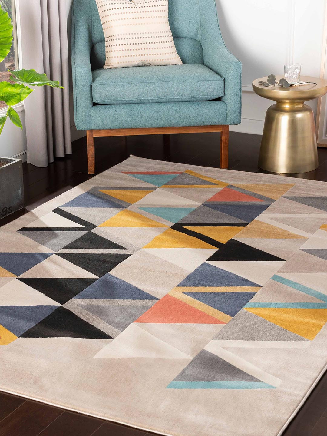 Zayan Rugs Unisex Grey Carpets