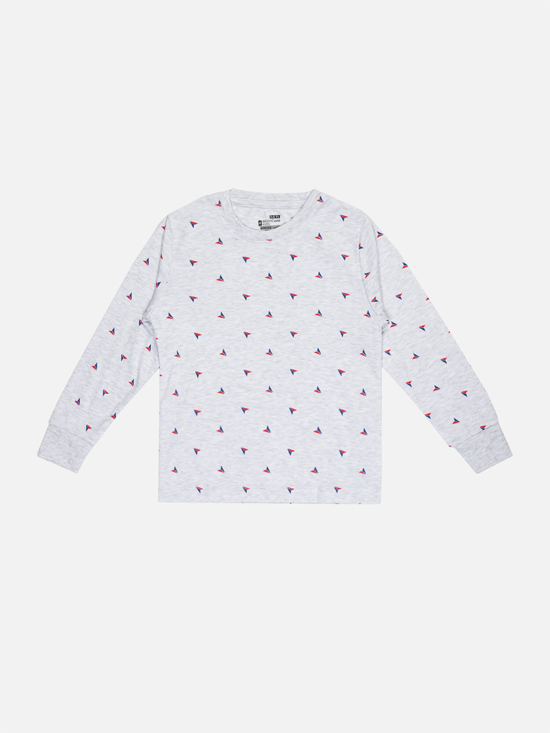 Bodycare Boys Round Neck Micro Ditsy Printed Cotton T-shirt