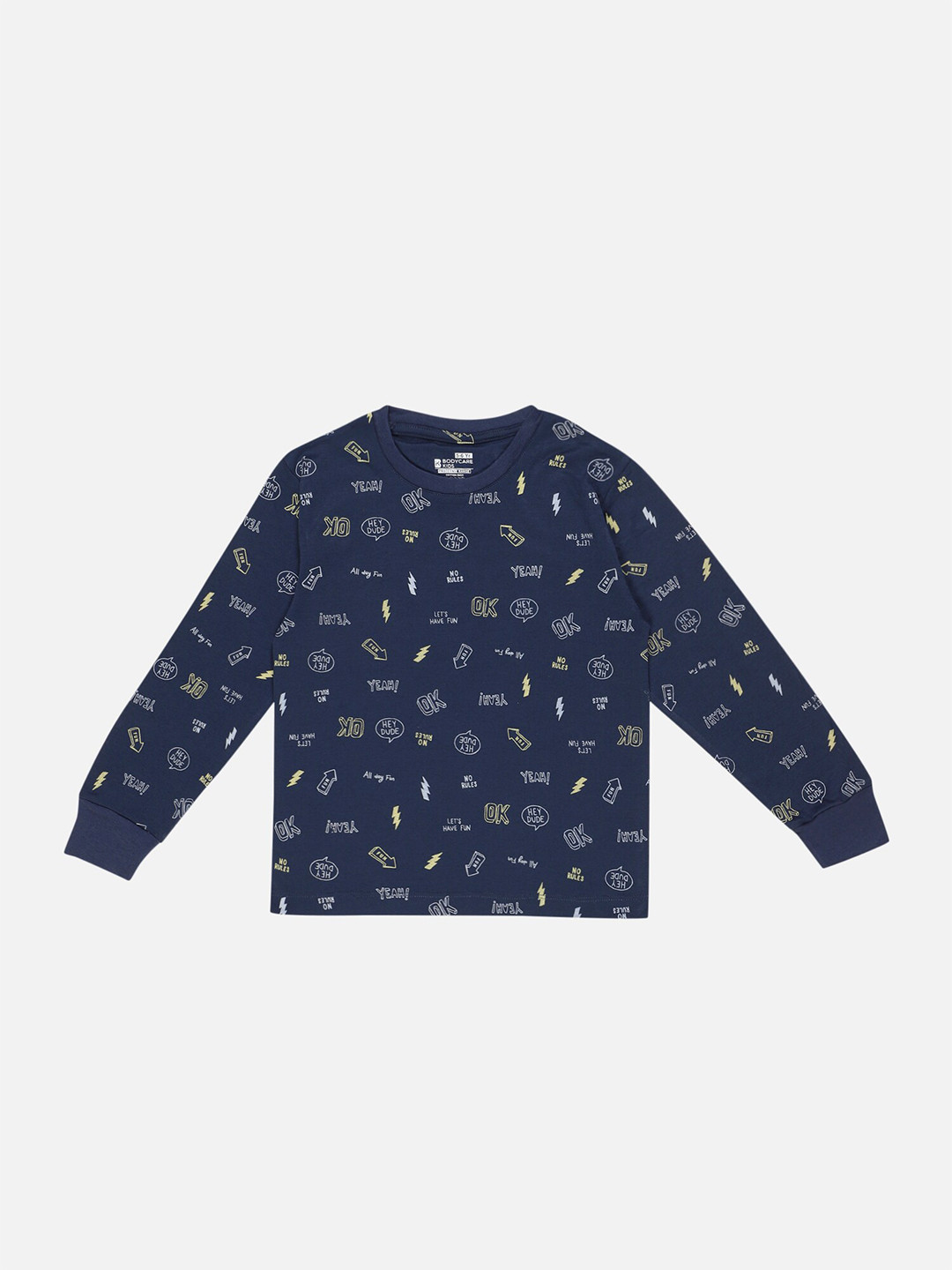 Bodycare Boys Round Neck Printed Cotton T-shirt