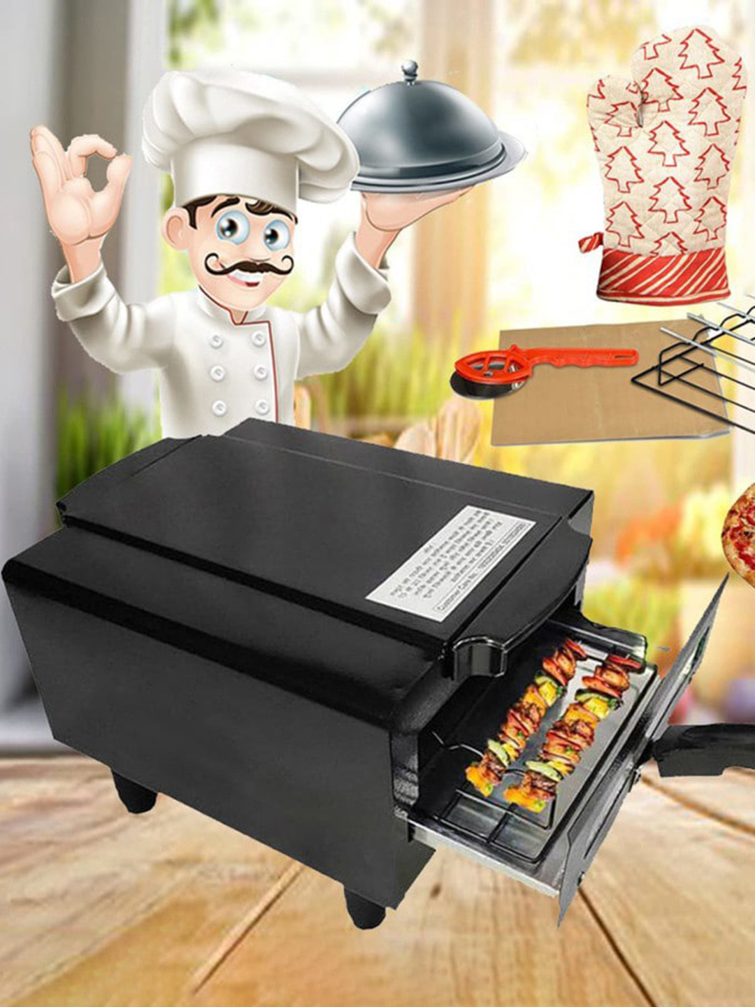 Sunberg Unisex Black Electric Tandoor-2000w