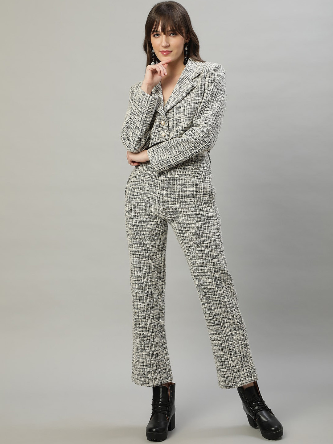 DELAN Blazer With Trousers Co-Ords