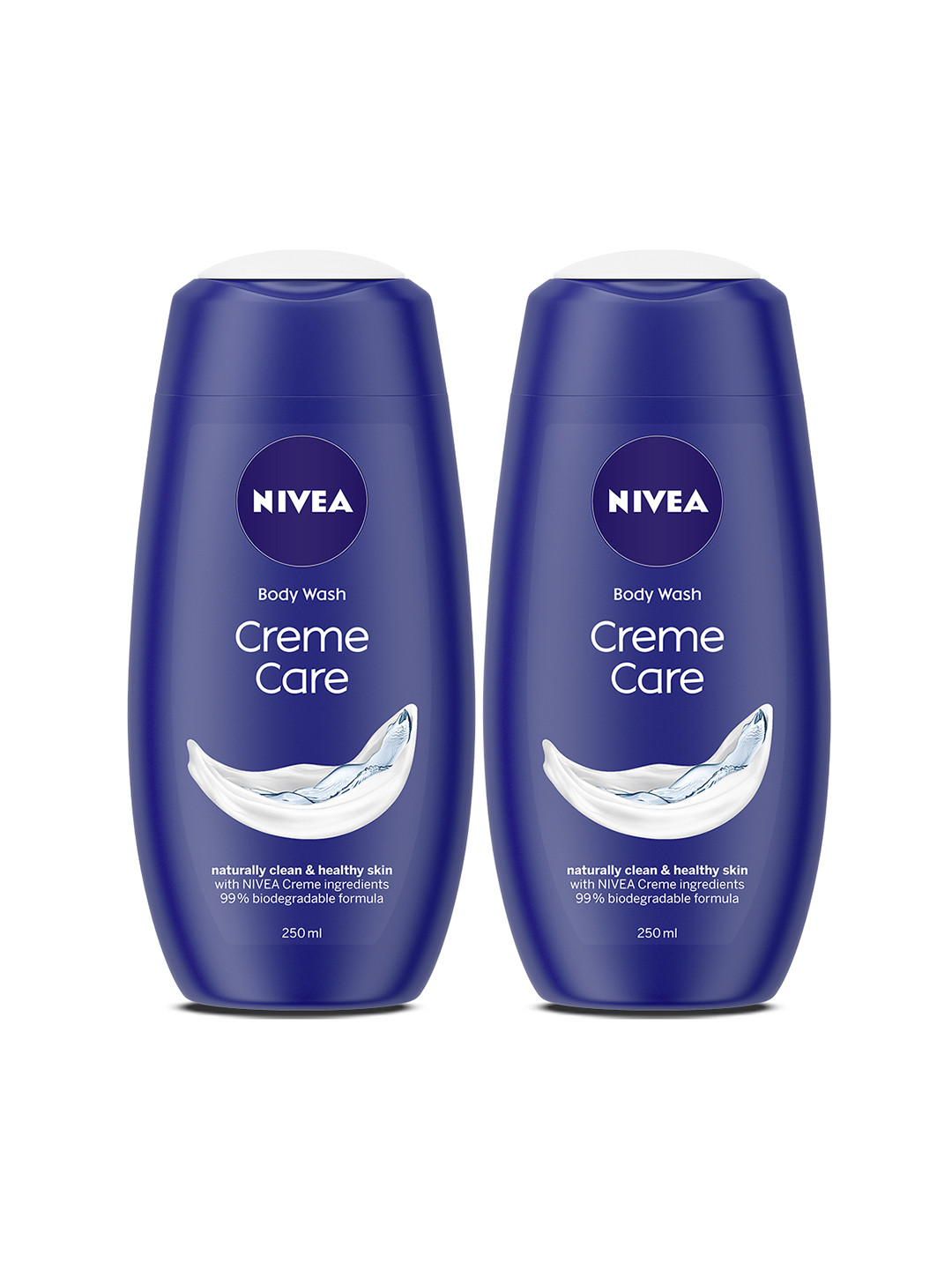 Nivea Pack of 2 Creme Care Body Wash - 250ml Each