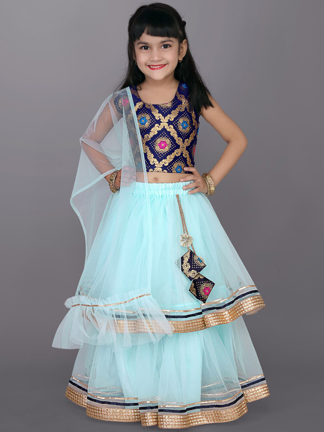 BAESD Girls Ready to Wear Lehenga & Blouse With Dupatta