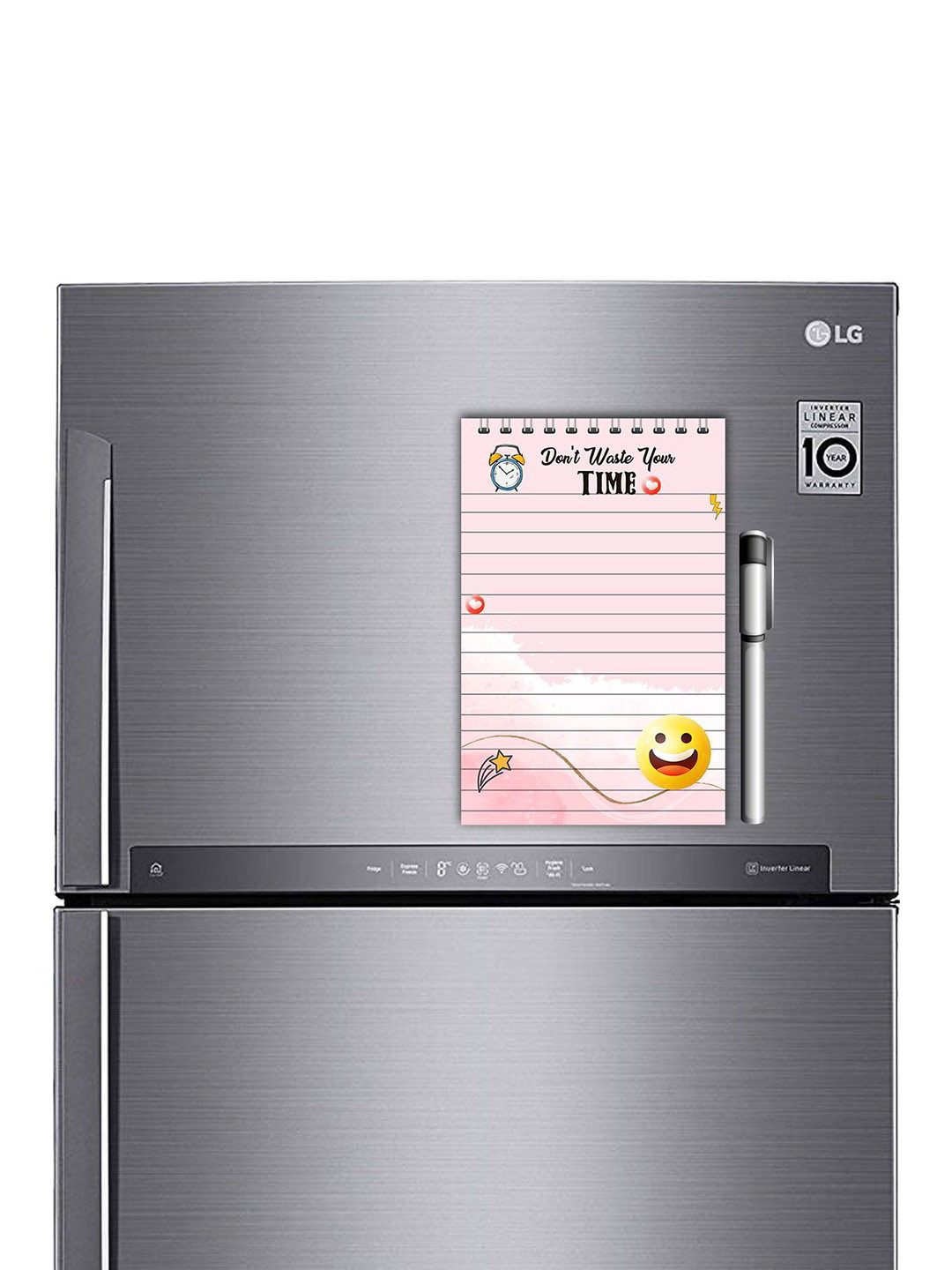 ARTBUG Pink To do List Printed Decorative Magnet With Marker