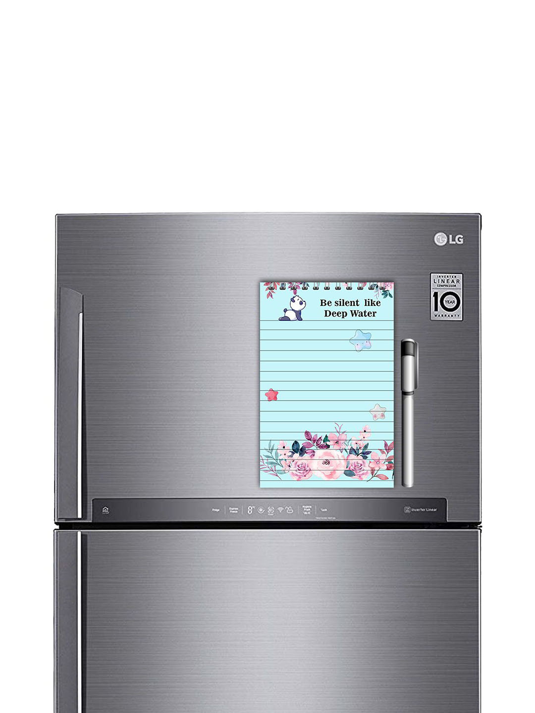 ARTBUG Blue & Pink To do List Printed Decorative Fridge Magnet Notepad With Marker