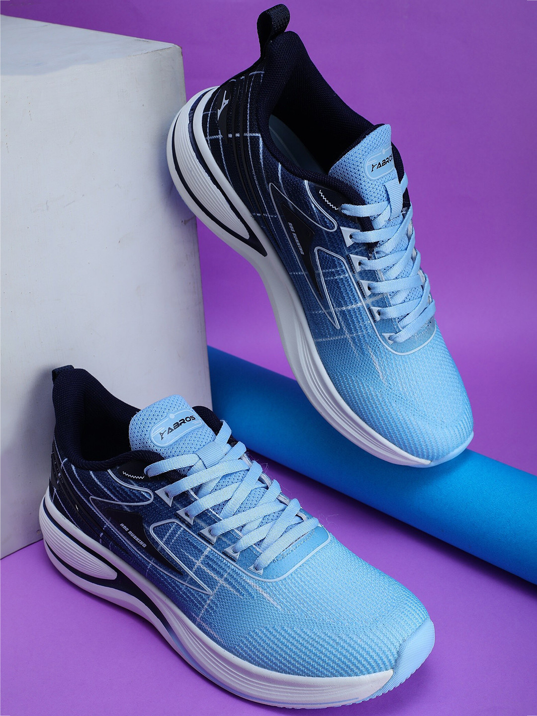 ABROS ADLOF Men Mesh Lace-Ups Air Running Marking Sports Shoes