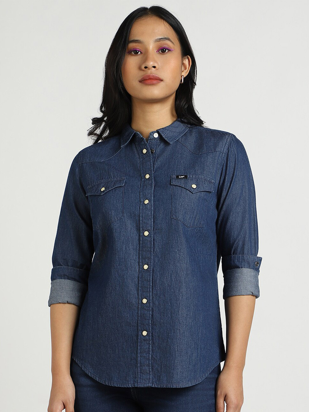 Lee Regular Fit Cotton Opaque Casual Shirt