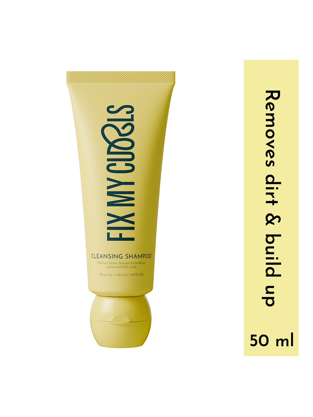 Fix My Curls Cleansing Shampoo For Frizzy Hair With Apple Cider Vinegar - 50ml