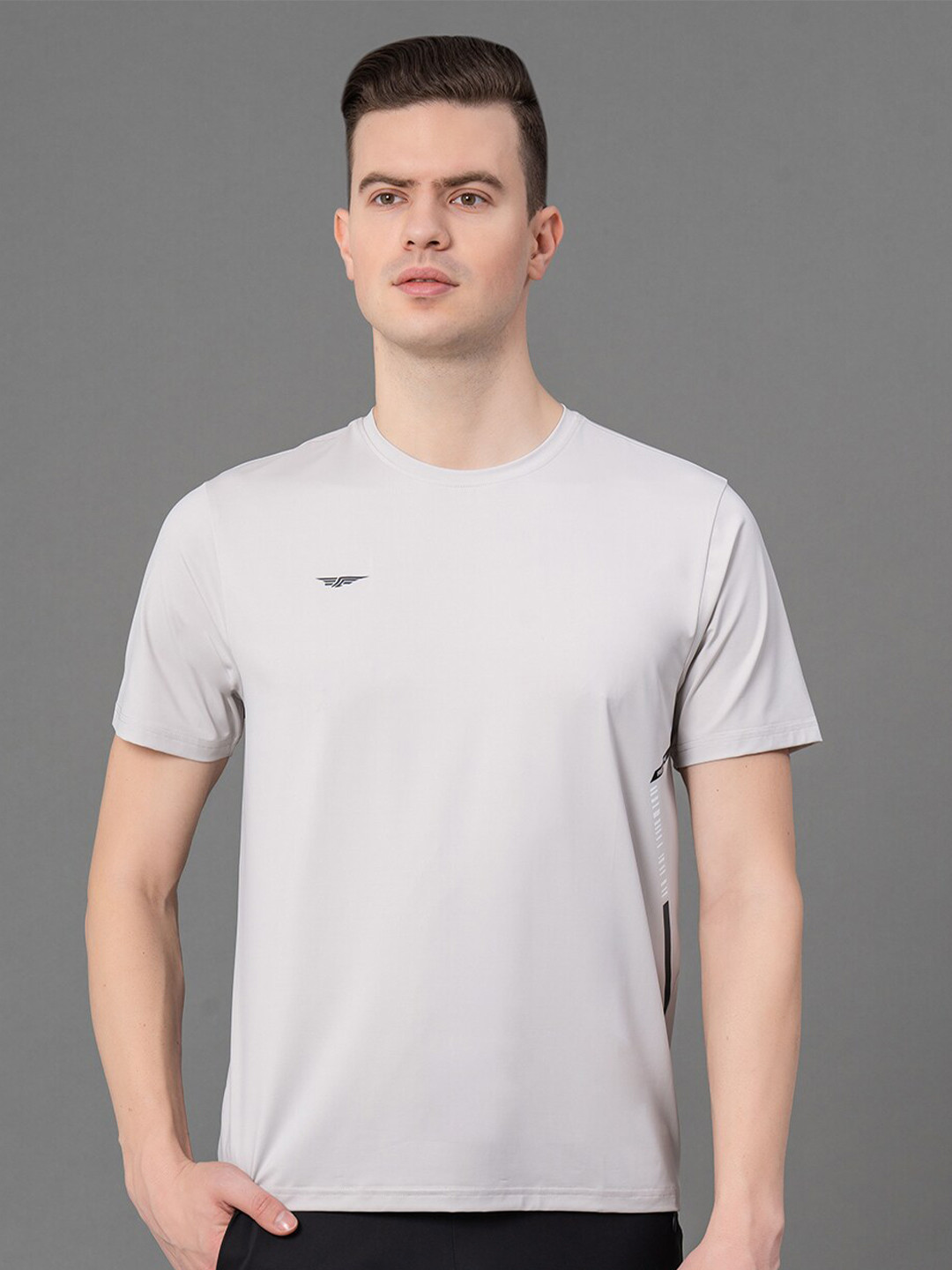 Red Tape Men Stretched Printed Activewear T-Shirt