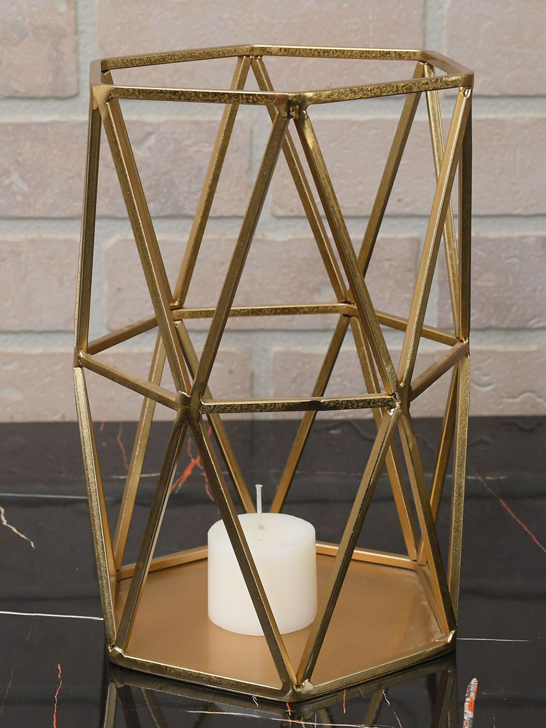 Maison Modern Unisex Gold Candle Holders