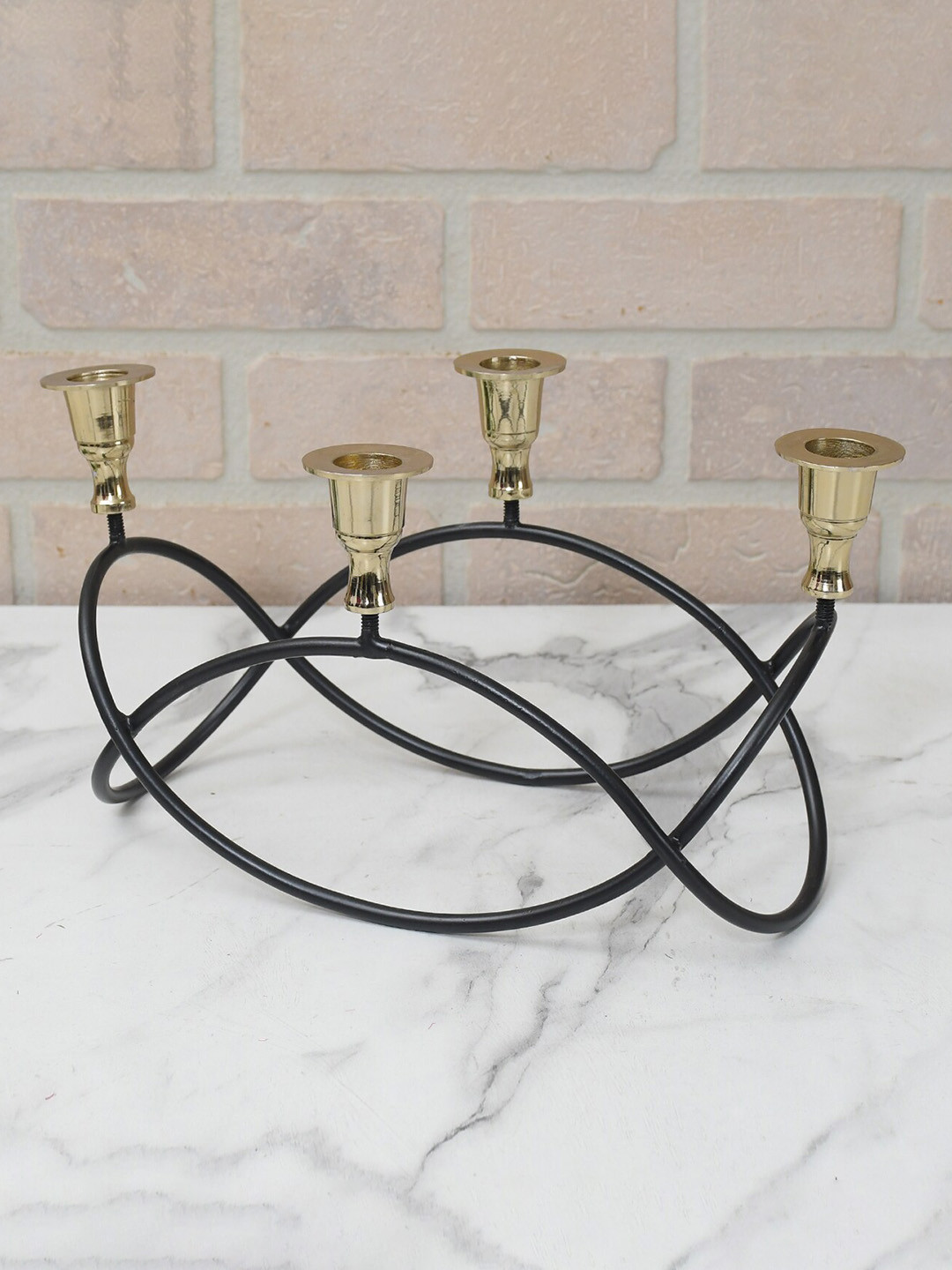 Maison Modern Unisex Black Candle Holders