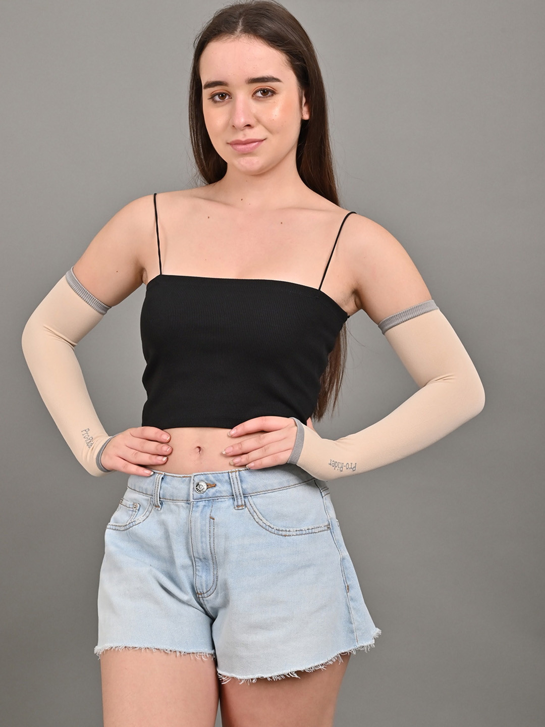 BAESD Unisex UV Sun Protection Compression Cool Arm Sleeves Gloves