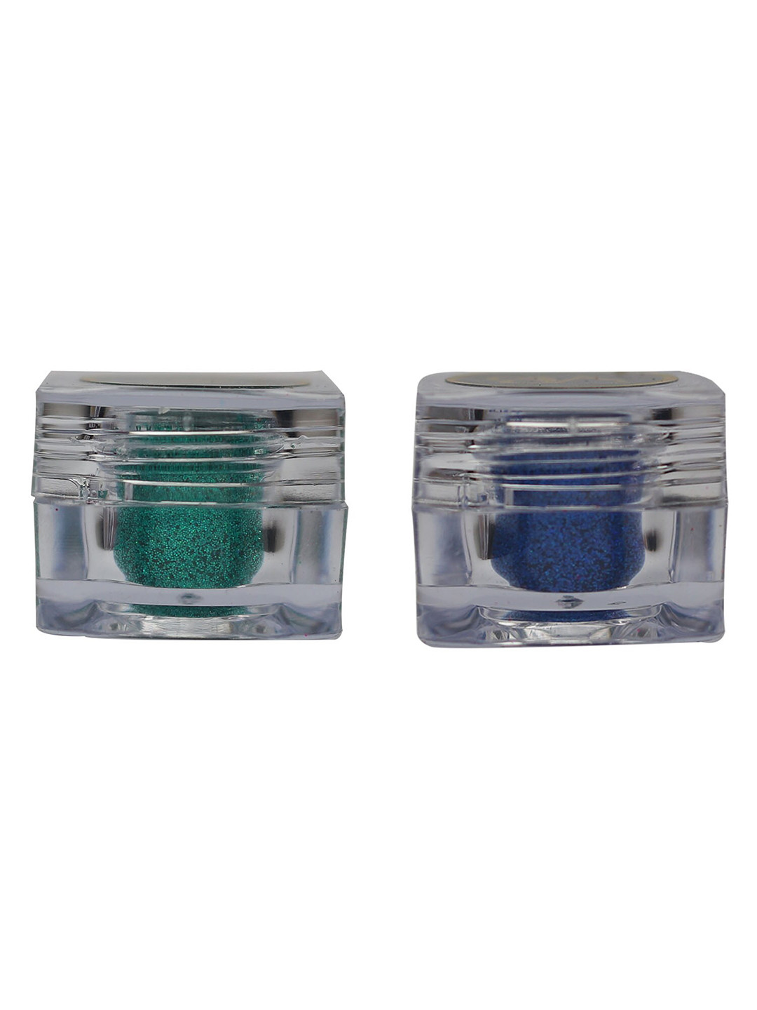 Veoni BELLE Holographic Set Of 2 HD Glitter Eyeshadow-5gEach-Sea Green 12-Electric Blue 03