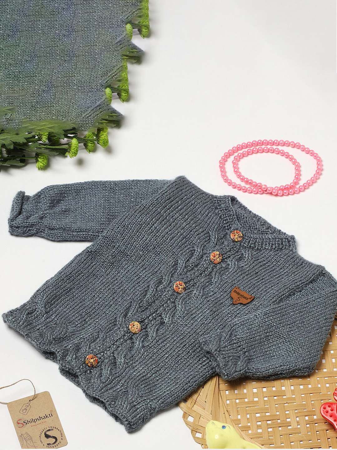 ShilpShakti Unisex Kids Cardigan