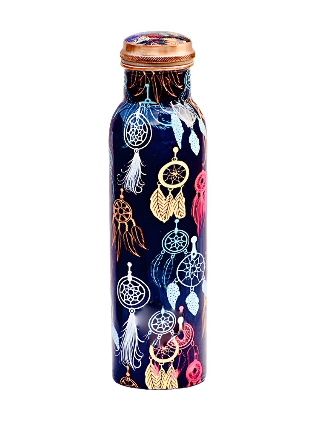DSH Crafting Your Curiosity Black Tropical Copper Airtight Water Bottle - 900ml