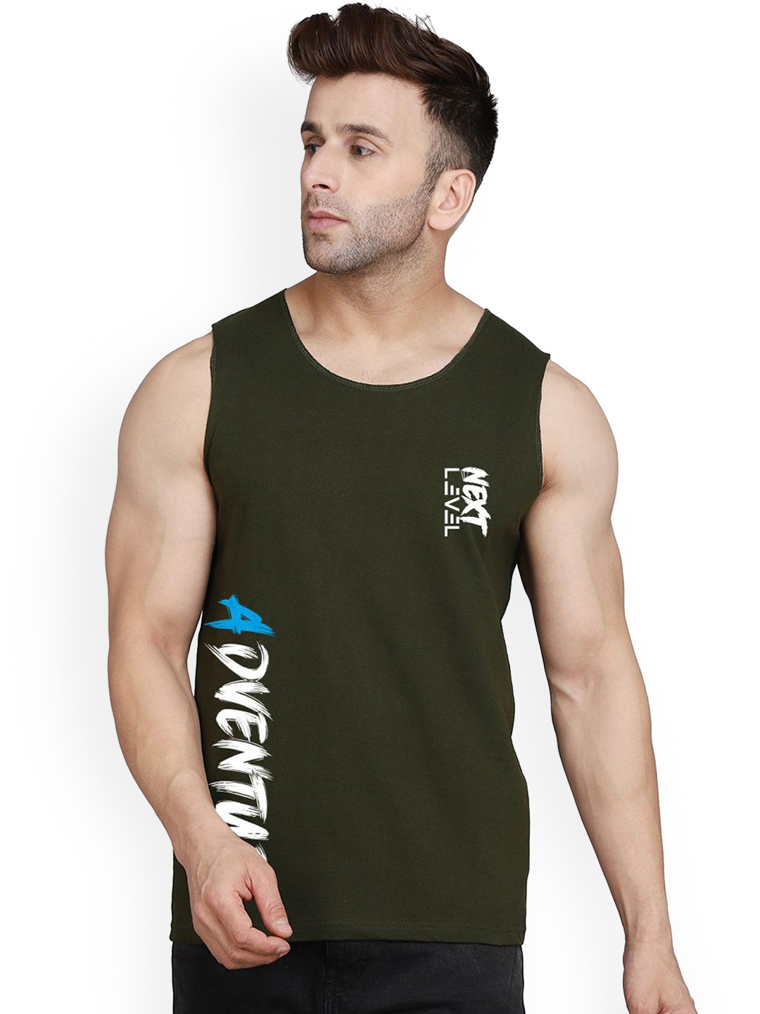 SLOWLORIS Bio-Wash Printed Gym Vests