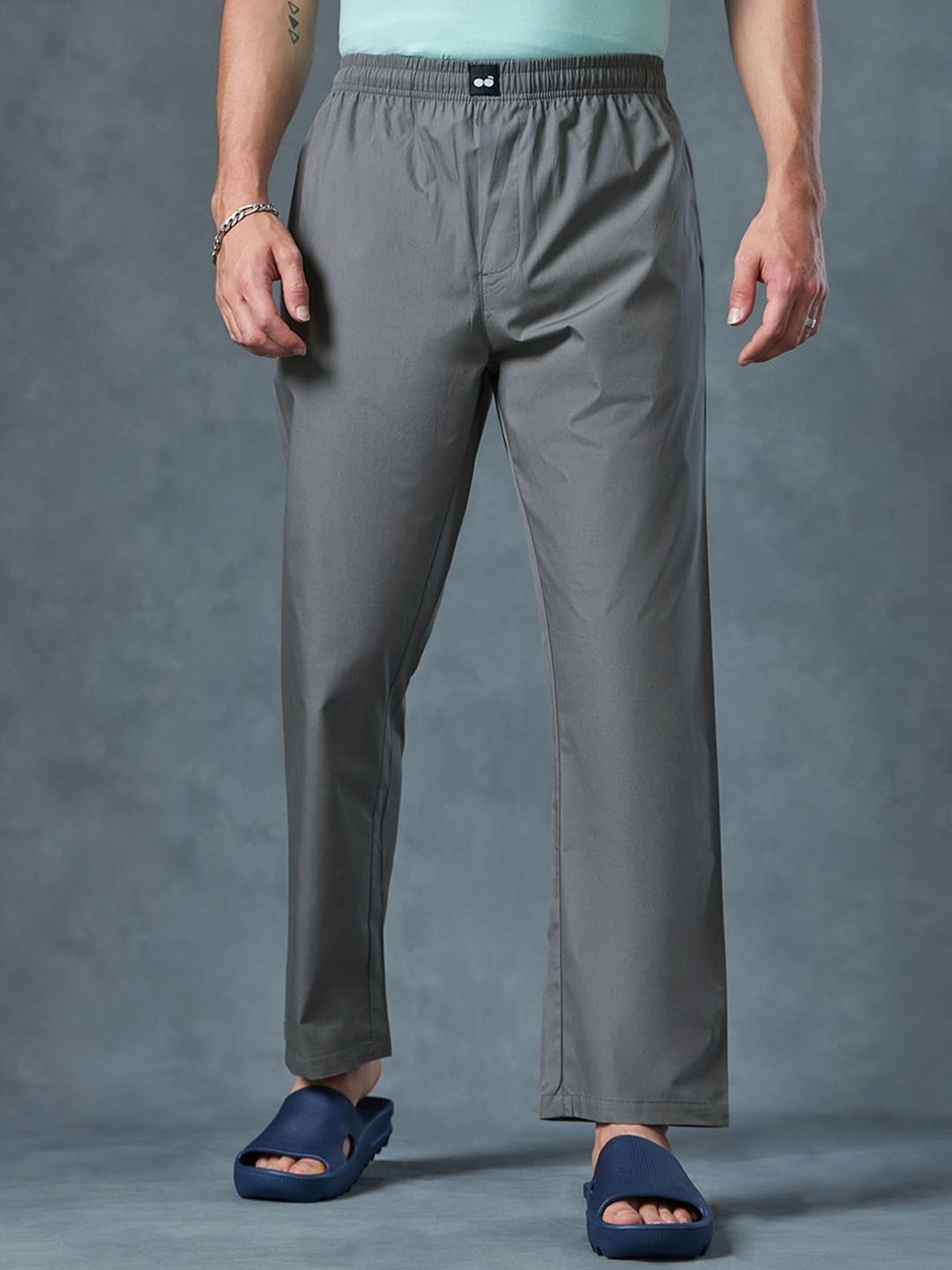 Bewakoof Men Grey Pyjamas