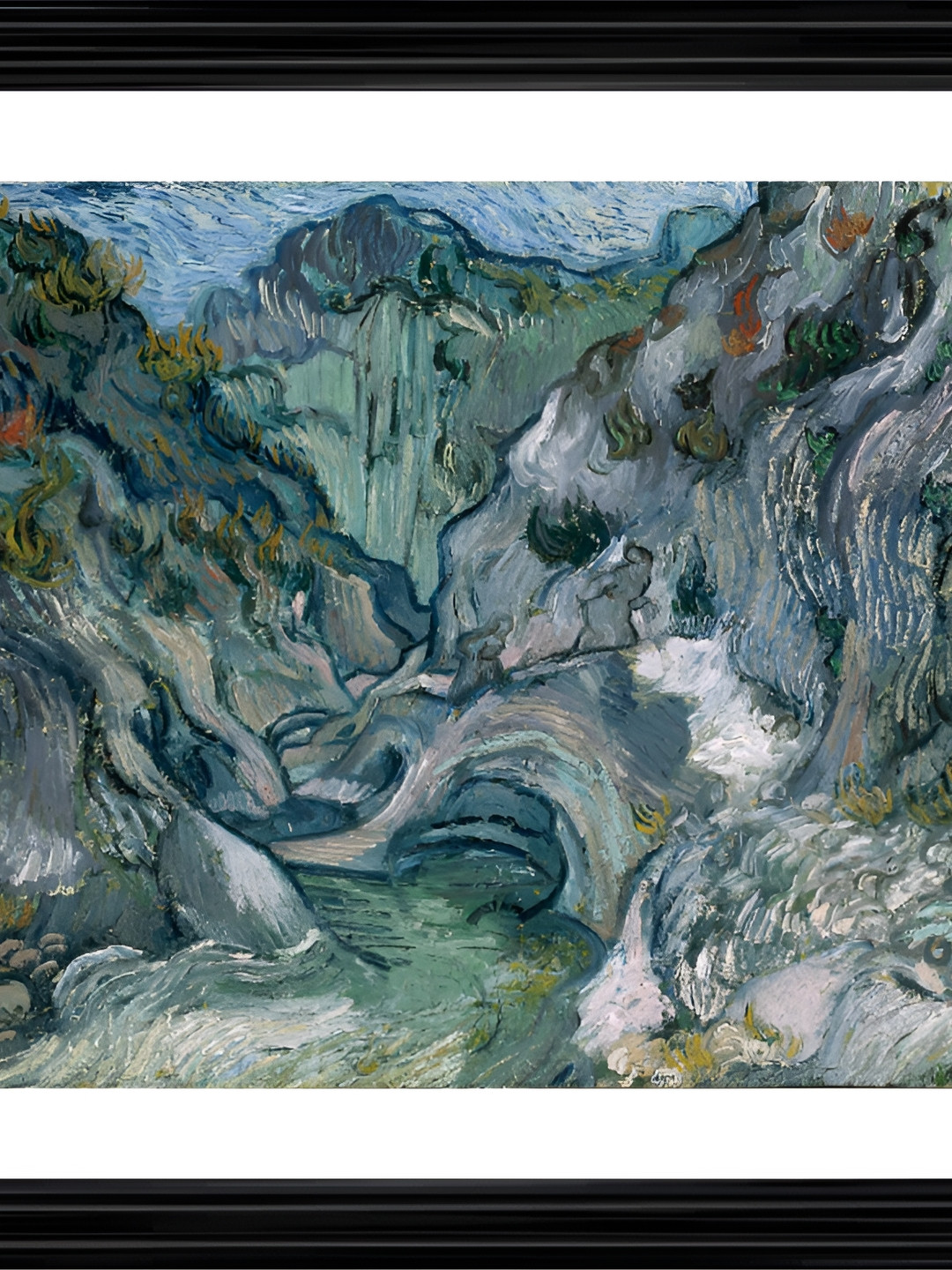 Adventures India Ravine Wood Wall Rectangle Paintings Wall Art -18 x 14 In