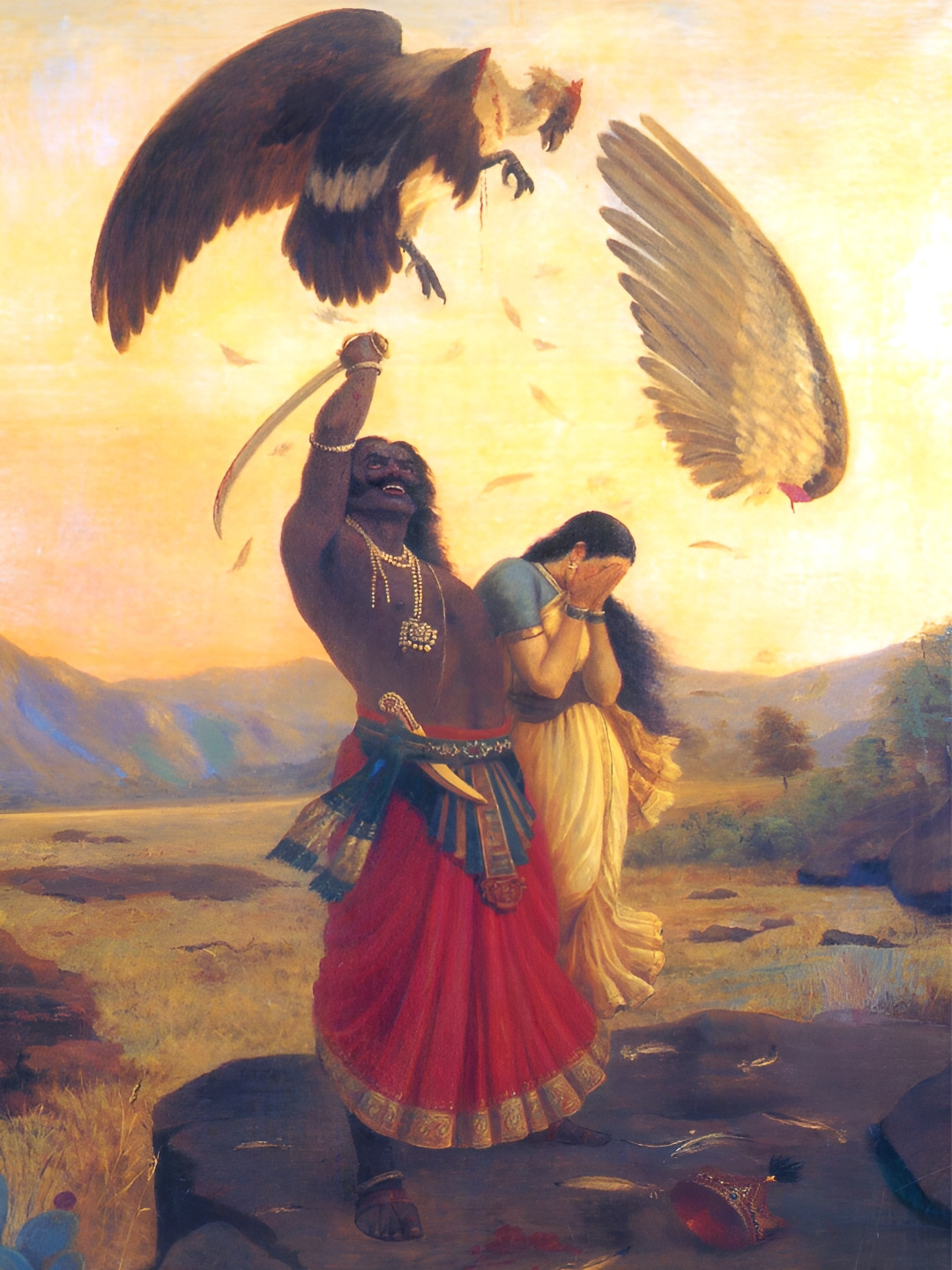 Adventures India Gold Wood Wall Living Room Rectangle Paintings Wall Art -18 x 24In