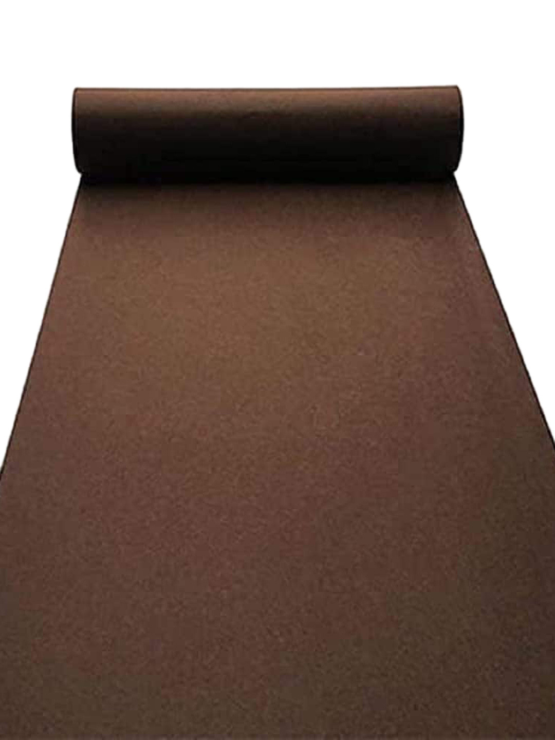 F & B RUGS Brown Indoor & Outdoor Non-Woven Carpet