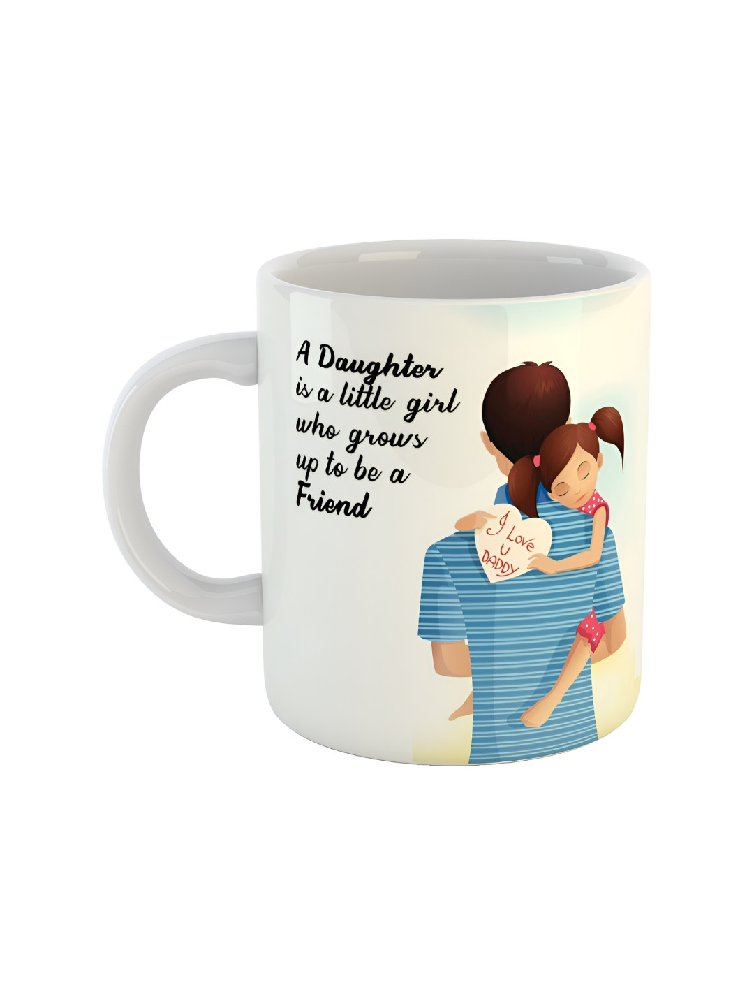 ARTBUG Basu Name Personalised White Typography Ceramic Microwave Safe Mug-350ml