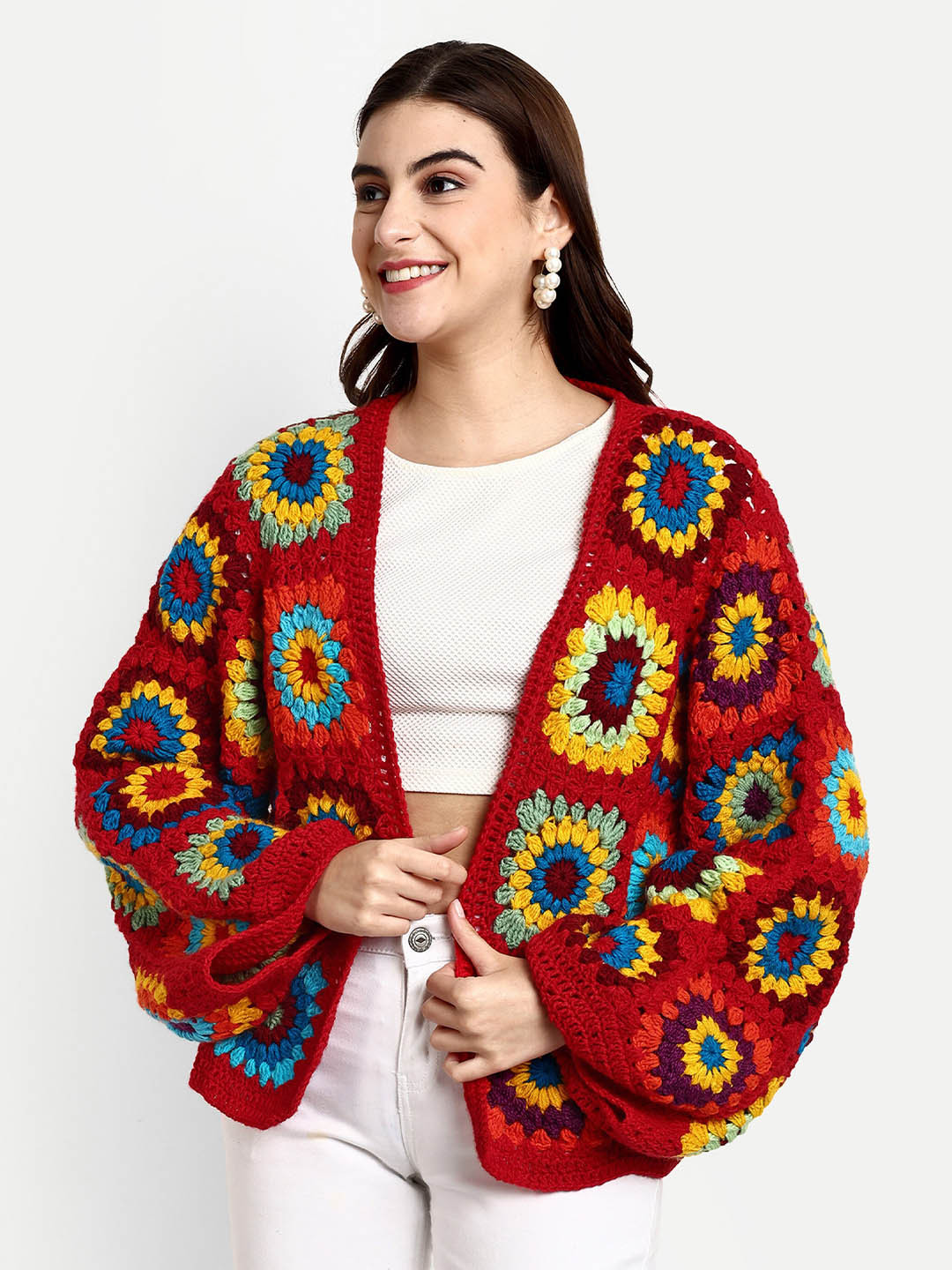 WINDROP SOLUTIONS Lapel Collar Pullover Sweater