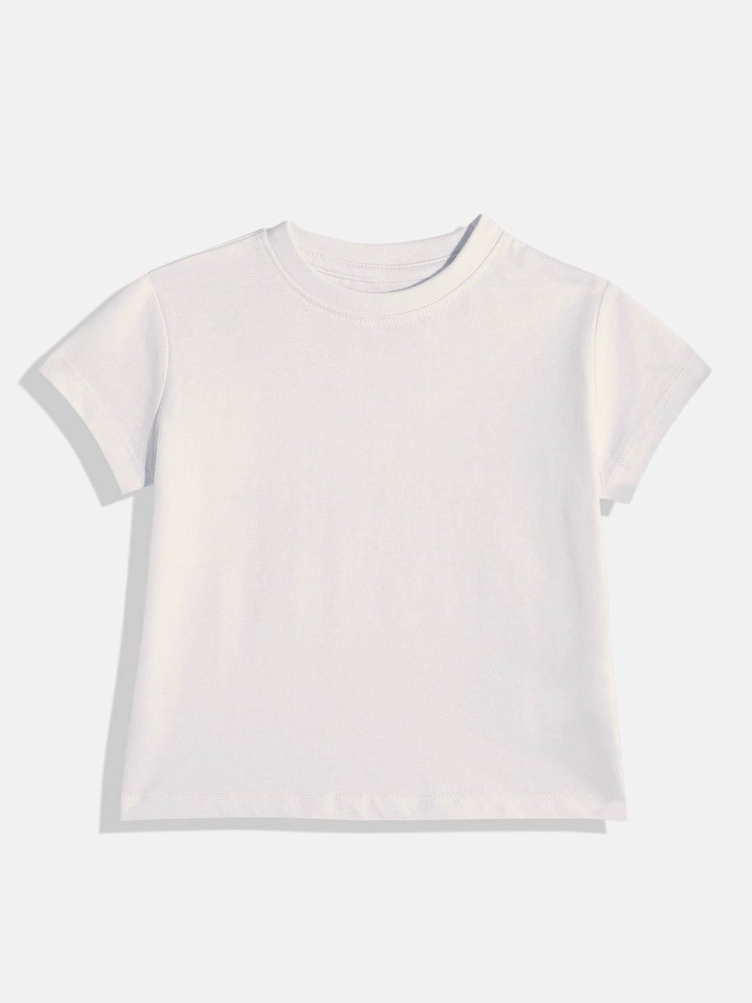Huetrap Girls Cap Sleeves Pure Cotton T-shirt