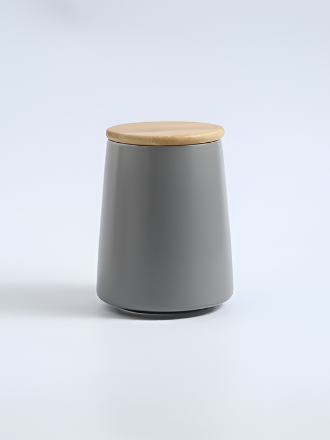 The Better Home Grey Ceramic Microwave Safe Clip-On Jar-700ml