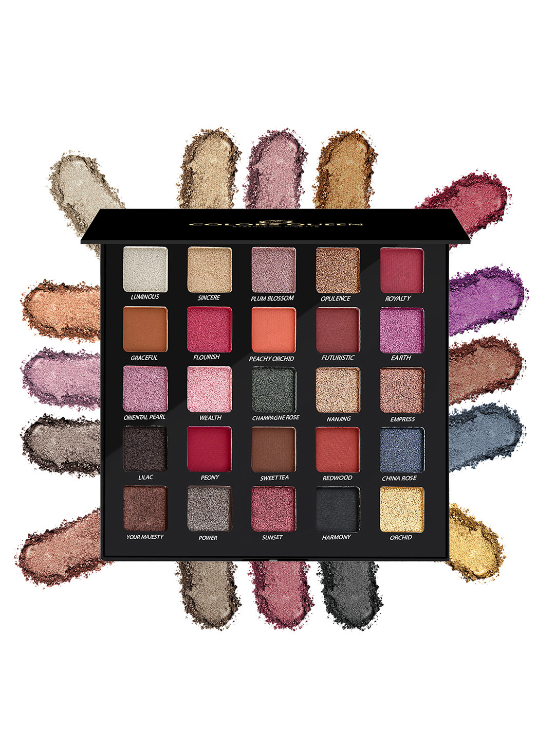 Colors Queen Divine Smudge Free Eyeshadow Palette - Shade 02
