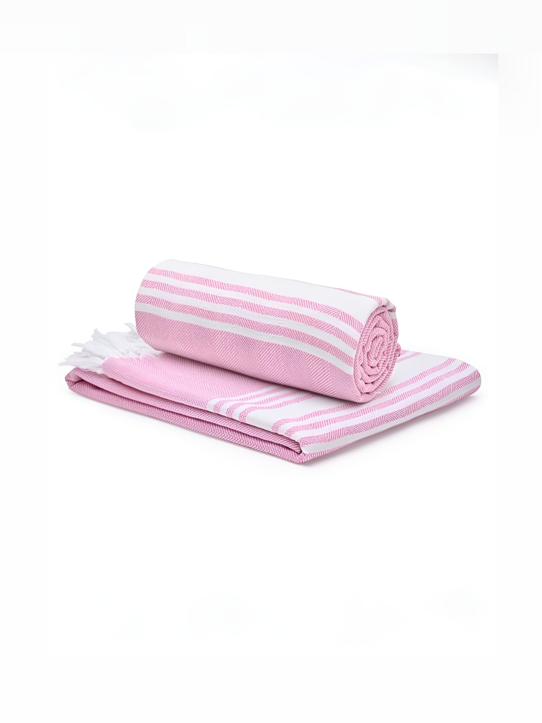 The Better Home Pink 2 Cotton 200 GSM Bath Towel