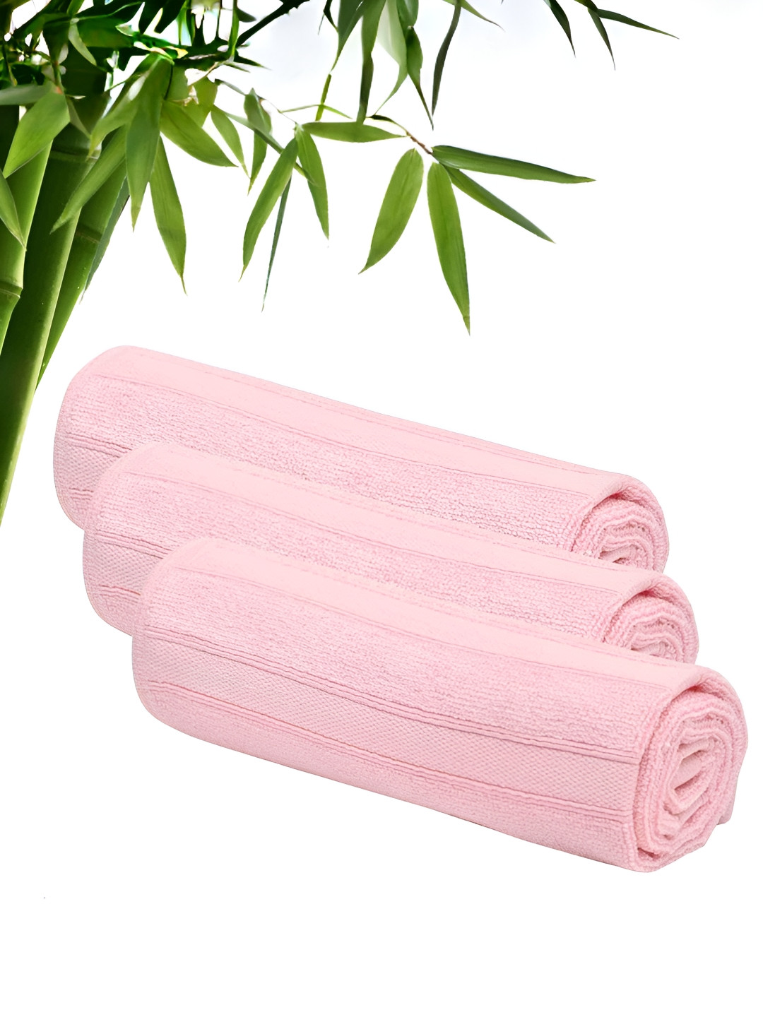 The Better Home Pink 1 Bamboo 600 GSM Bath Towel