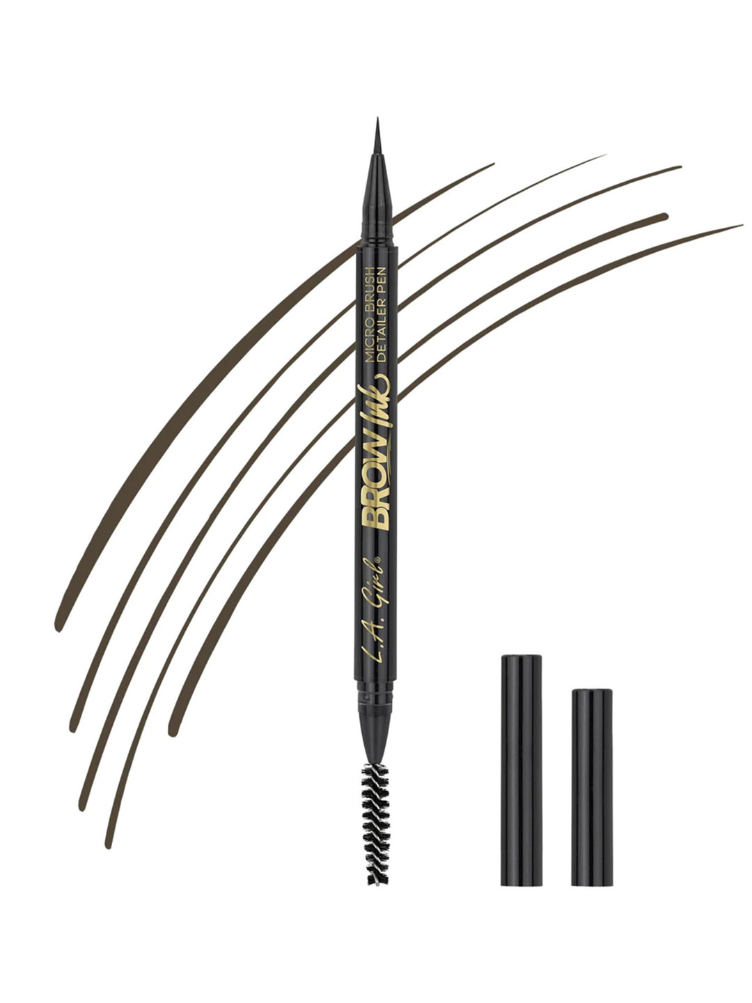 L.A Girl Brow Ink Micro Brush Detailer Eyebrow Pen 0.45 ml - Soft Brown