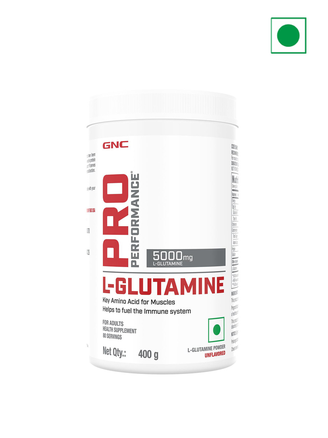 GNC Pro Performance L-Glutamine Powder - 400g