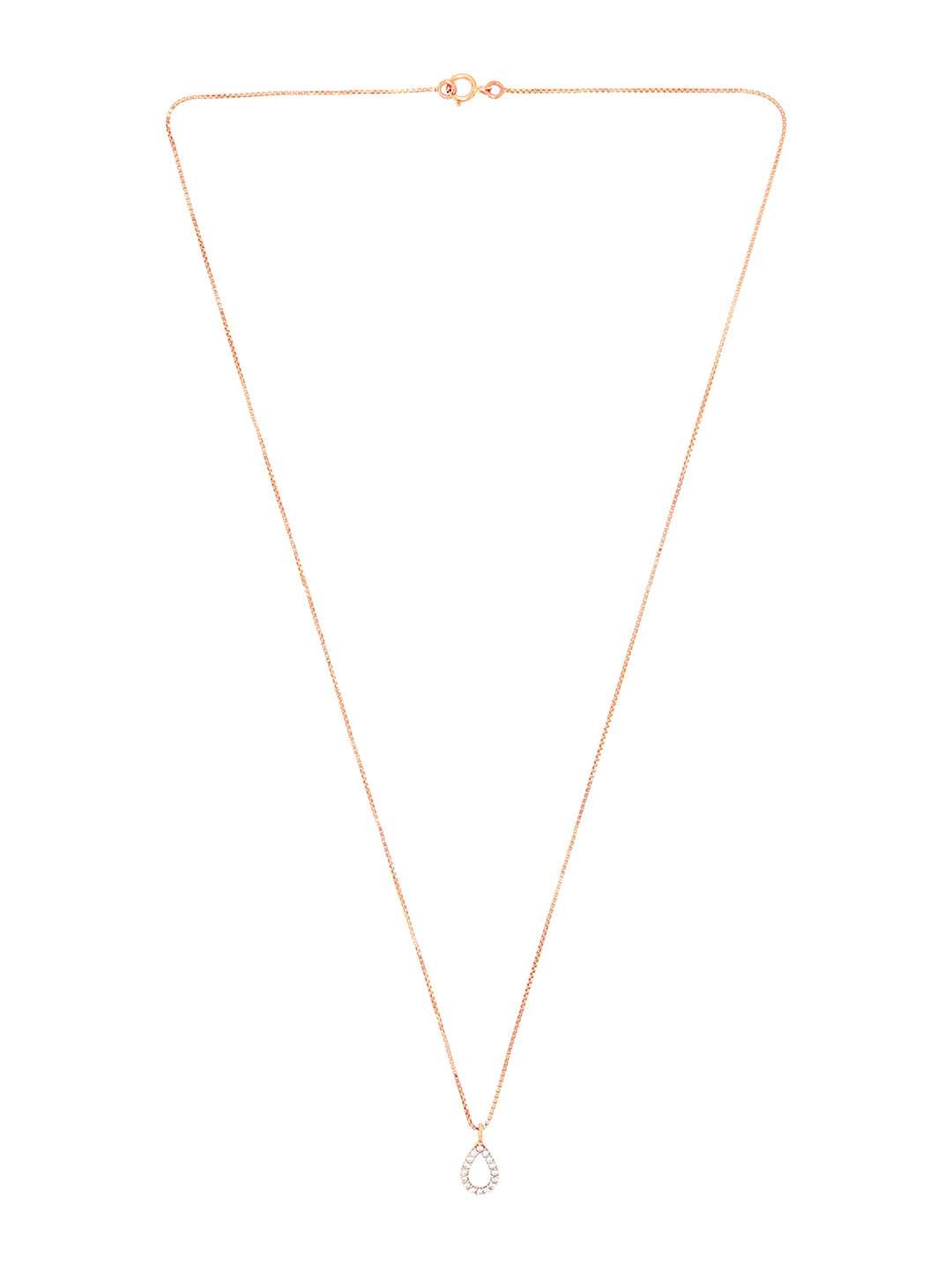 BHIMA 22K Hallmark 916 Purity Yellow Gold Round Pendant Necklace