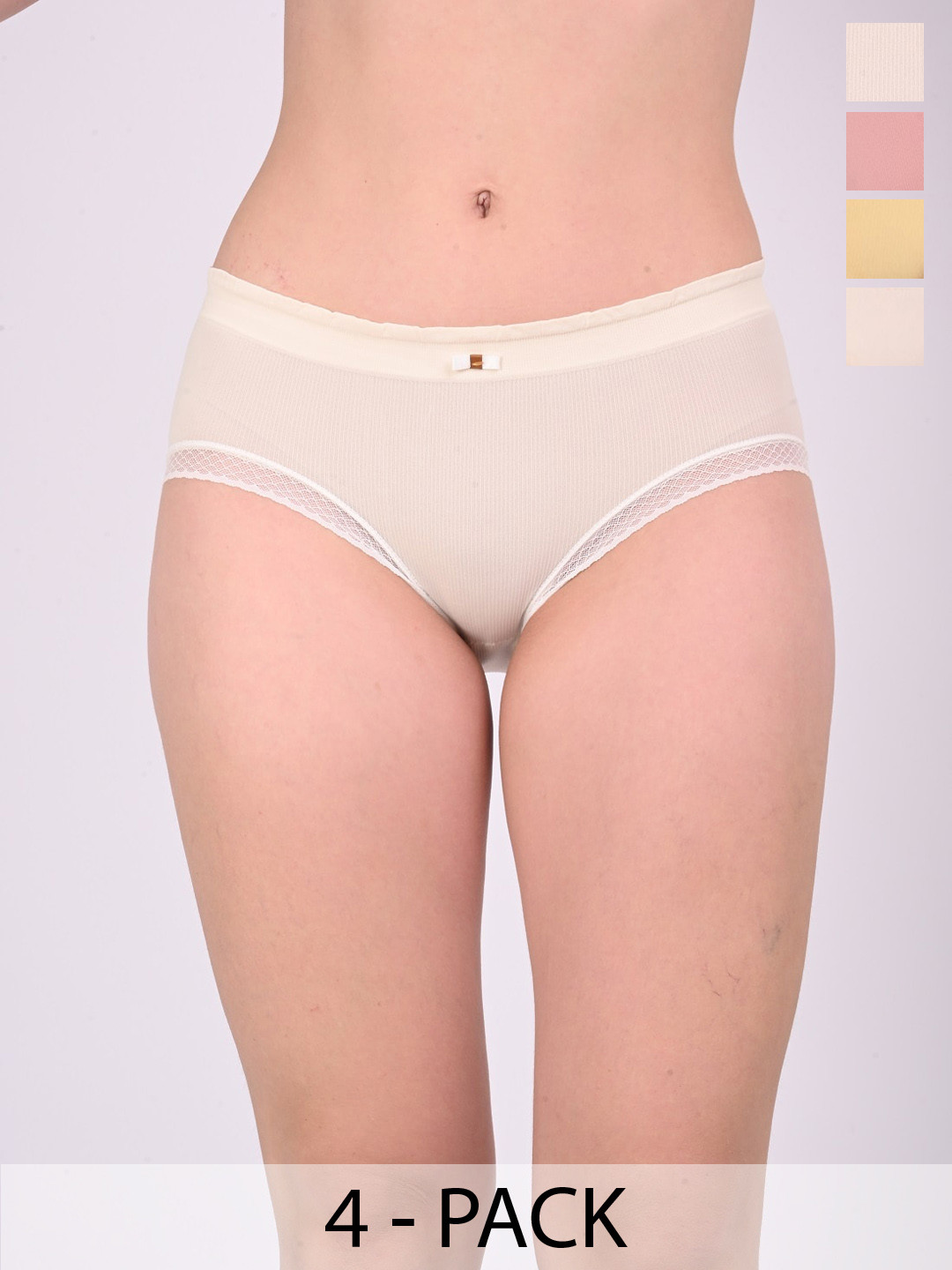 MYYNTI Pack Of 3 High Coverage Basic Briefs
