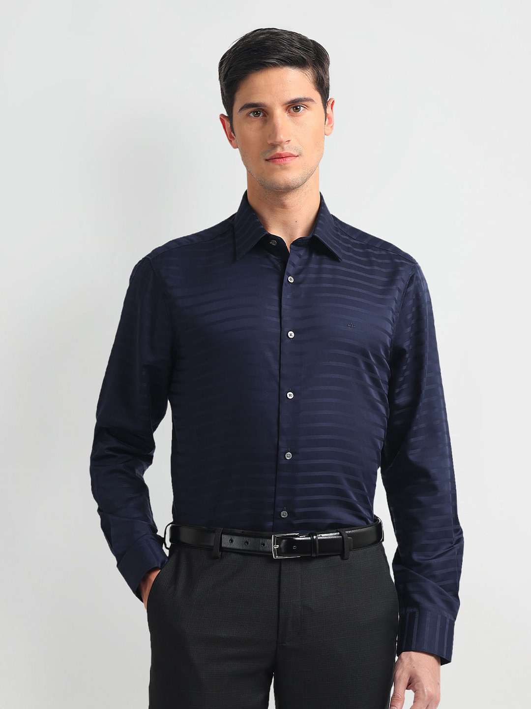 Arrow Horizontal Stripe Tailored 1851 Shirt