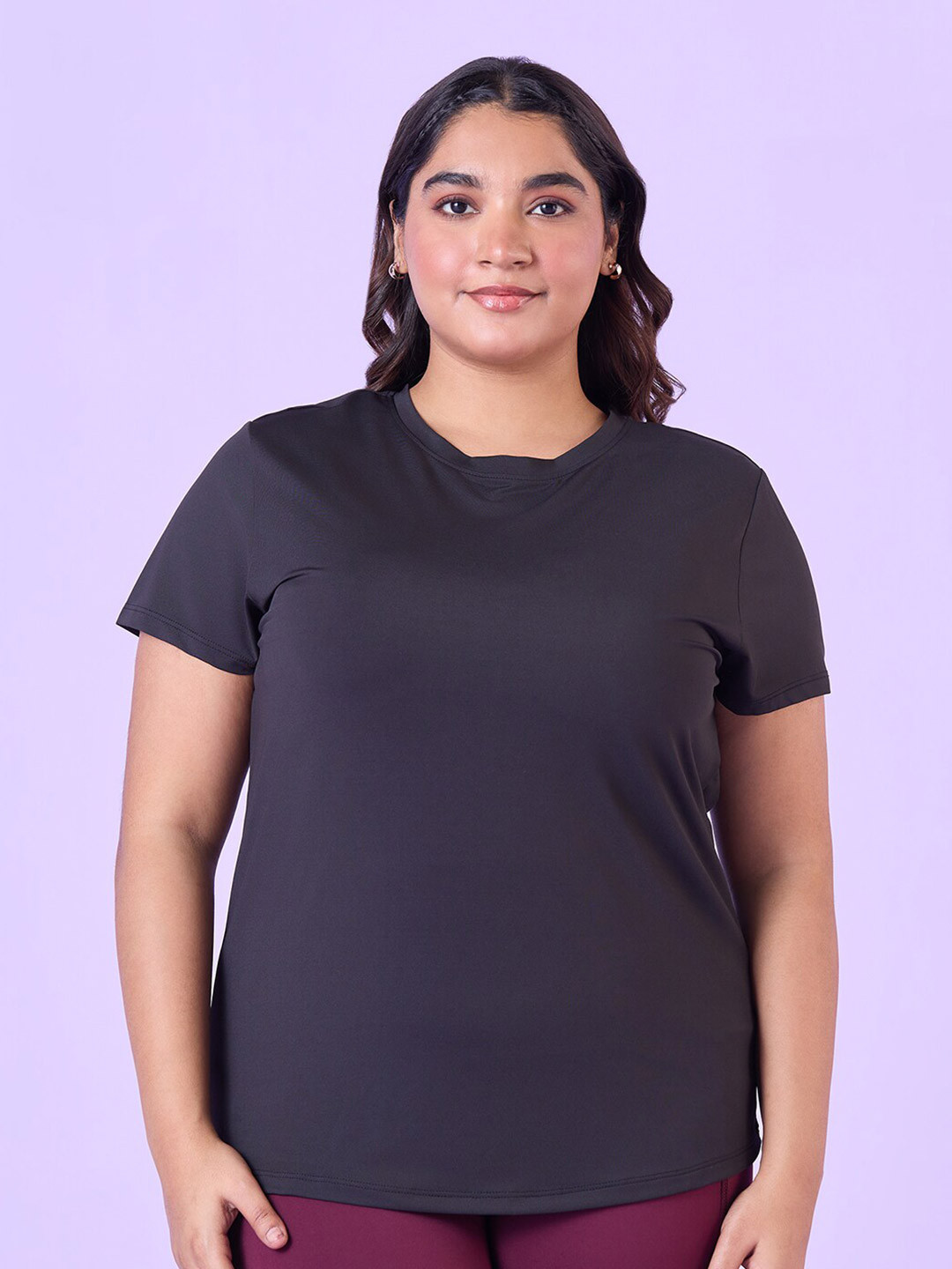 Big Hello - The Plus Life Round Neck T-shirt