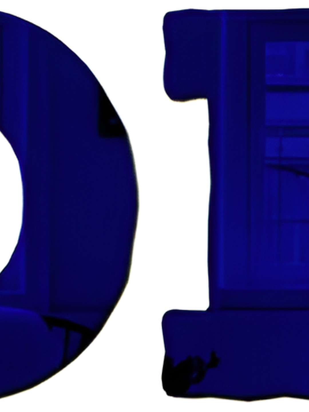 Wall1ders Blue Home 3D Acrylic Mirror Wall Sticker