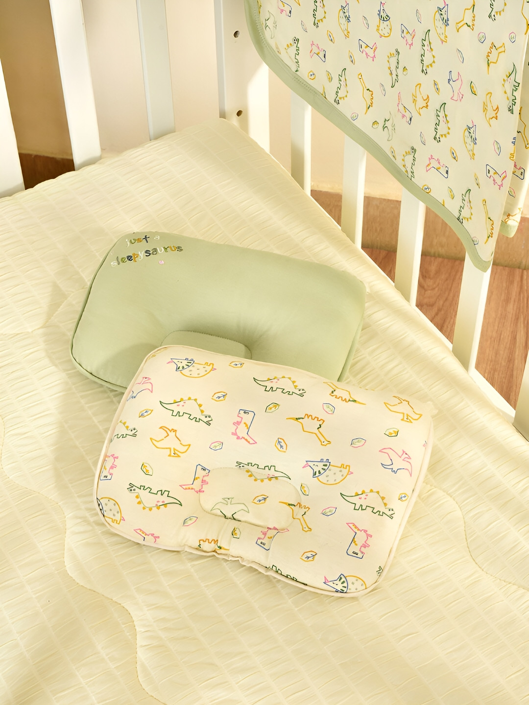 MiArcus Multi Solid Cotton Set of 2 Medium Sleep Pillow-3 x 28 x 21 cm