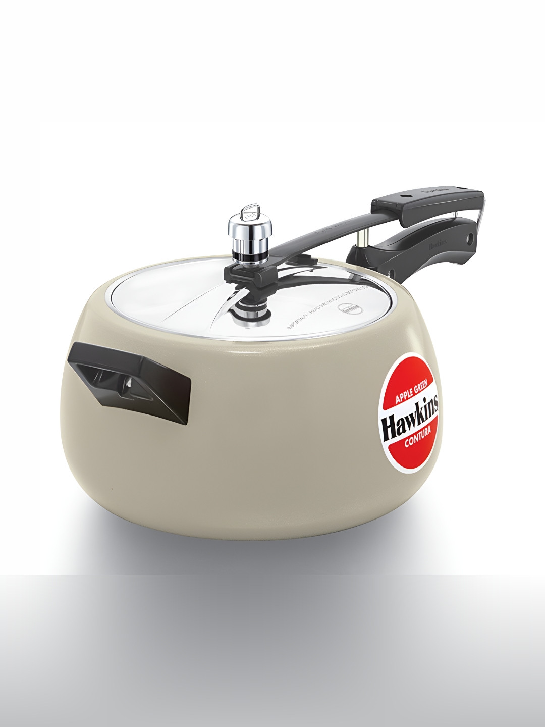 Hawkins Contura Green Aluminium Easy to Clean Induction Inner Lid Ceramic Pressure Cooker-5 L