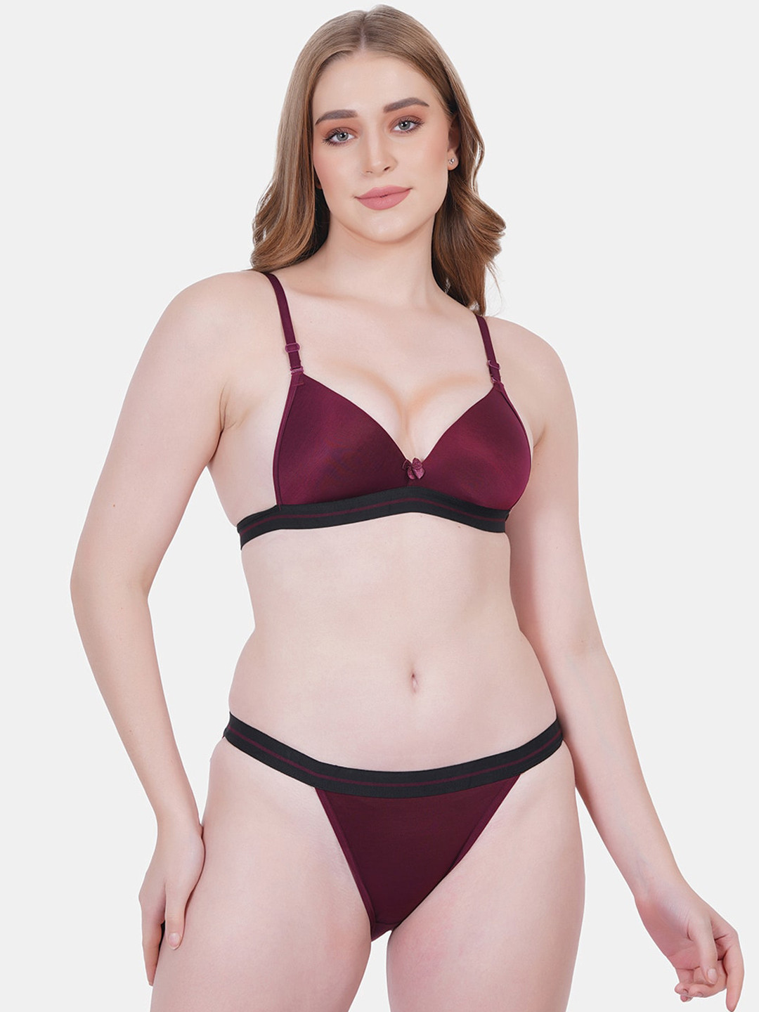 Reveira Non Padded Thong Lingerie Set