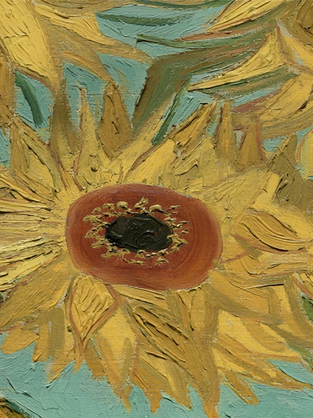 AdventuresIndia Sunflowers Wood Wall Rectangle Paintings Wall Art 20.47 x 15.7In