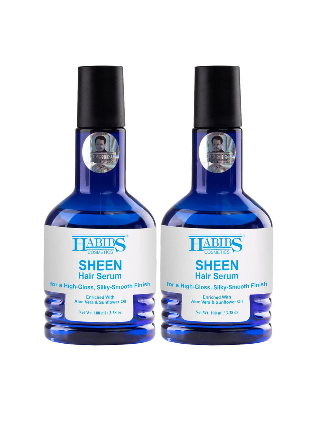 HABIBS Sheen Set of 2 Hair Serum For Silky Smooth Finish - 100ml Each