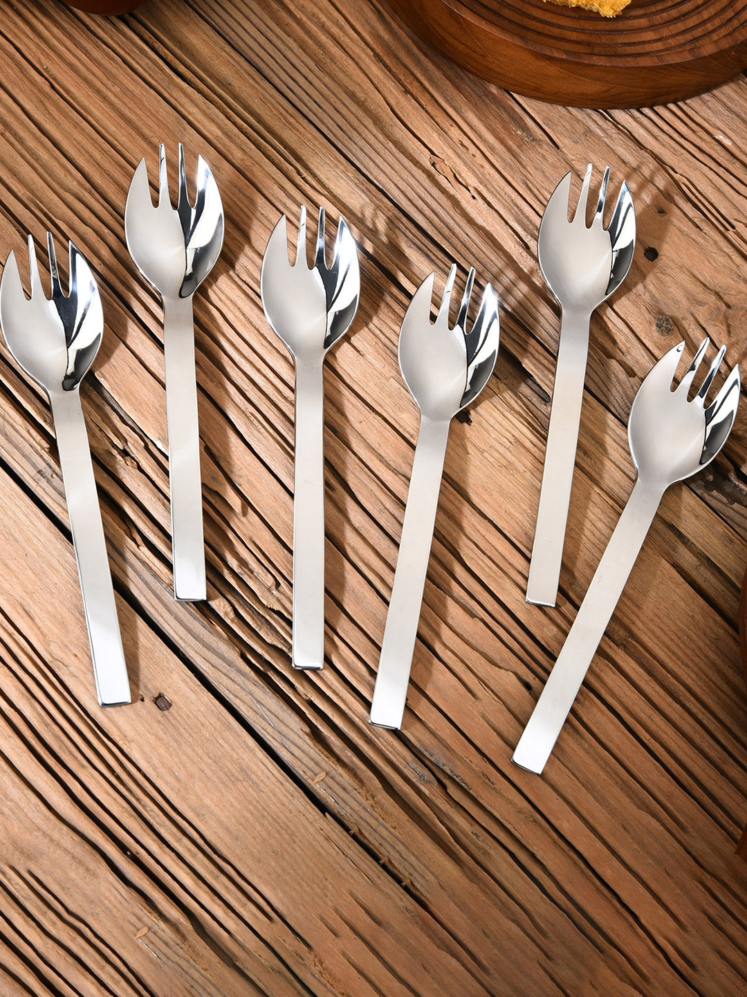 FNS Solo 6 Pieces Durable Stainless Steel Fruit Forks